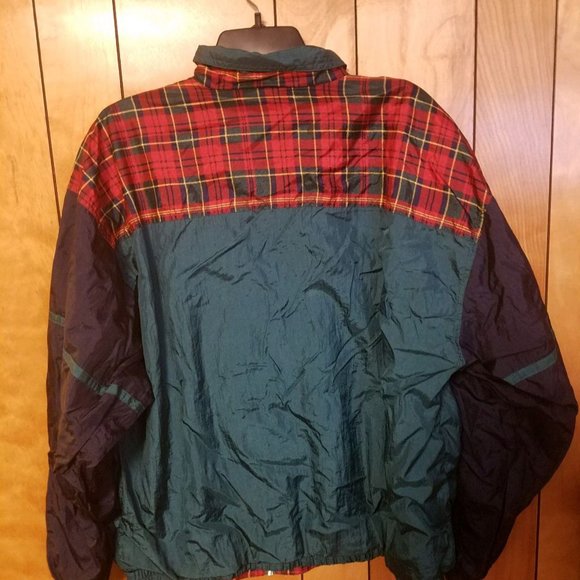 Womens Windbreaker Jacket XL Extra Large Zip Up Vintage 1990s F1 - Picture 5 of 5